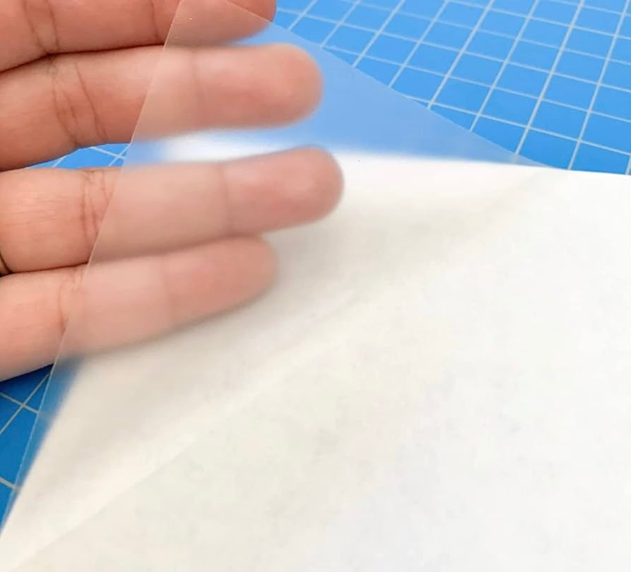 Self-adhesive over laminate glossy/matte