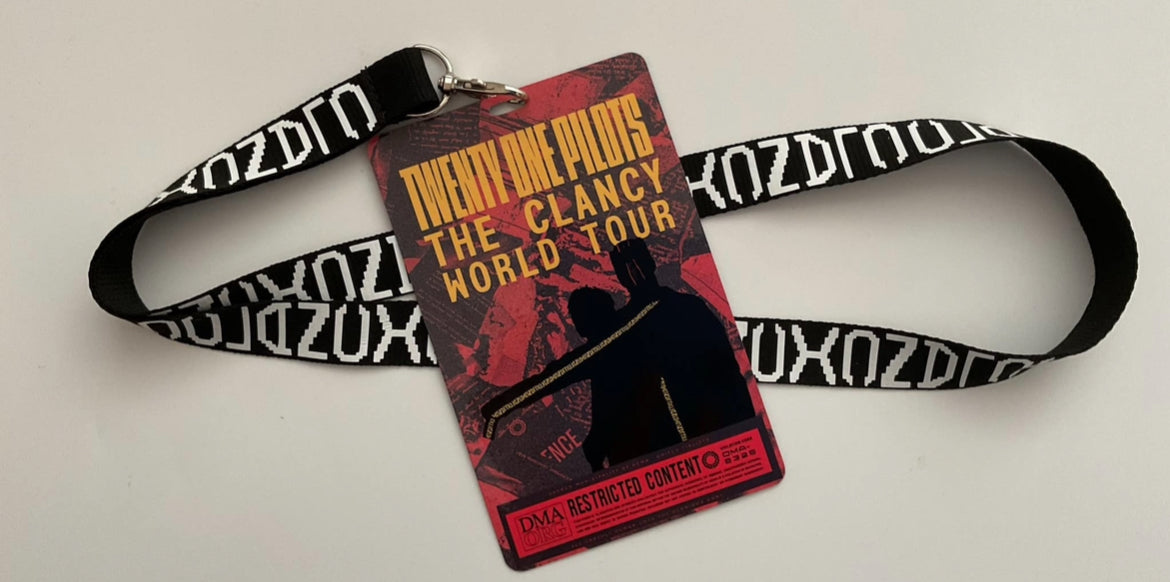 Clancy world tour lanyard
