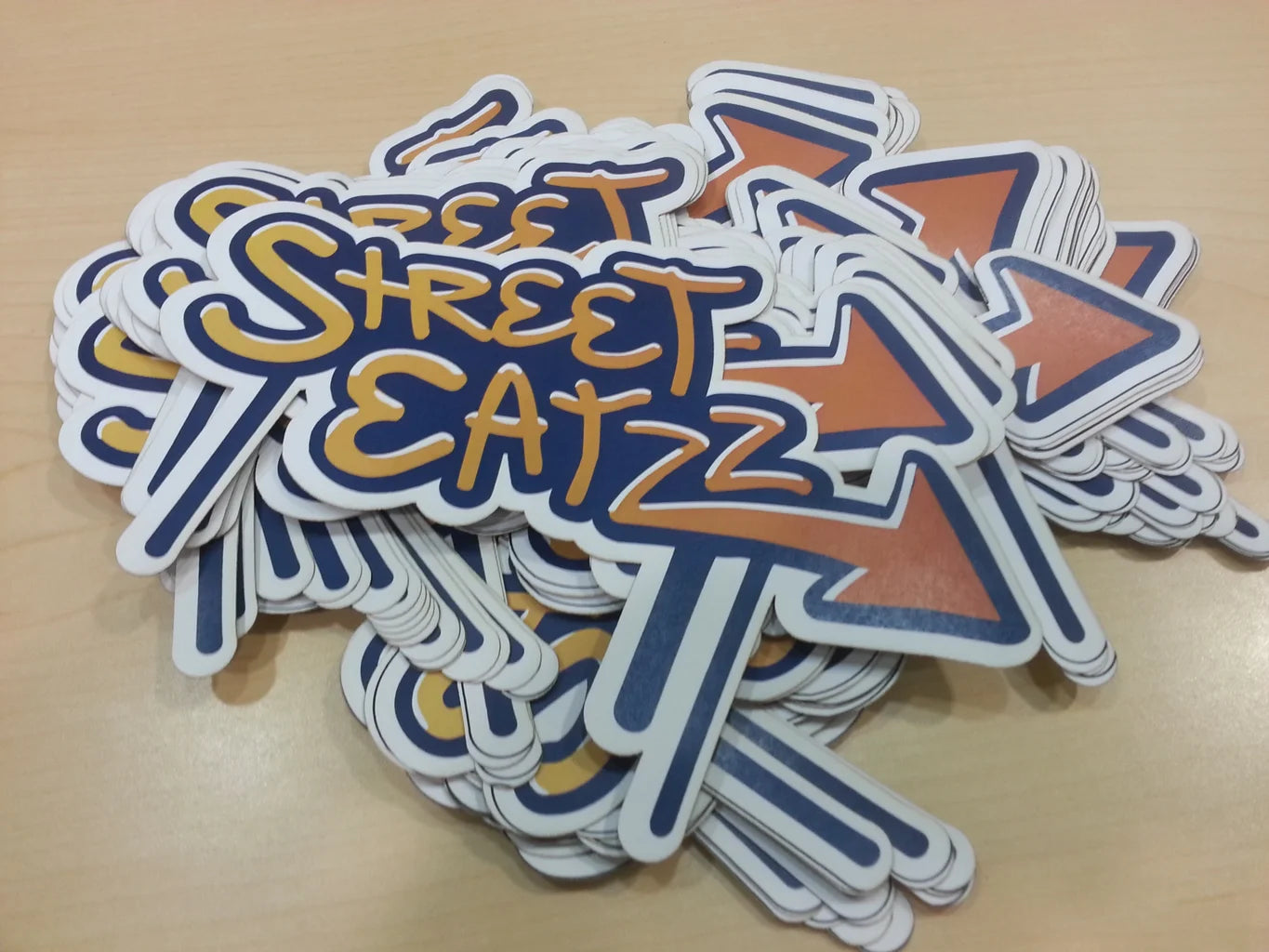 Die cut stickers
