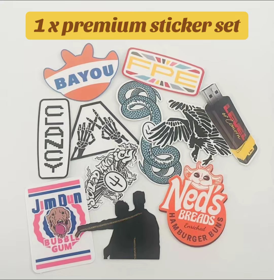 Premium tøp sticker set – All things decal